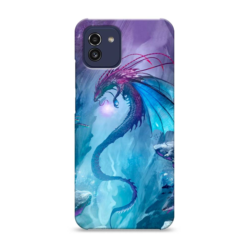 

Пластиковый чехол "Водный дракон" на Samsung Galaxy A03, 2104920-1