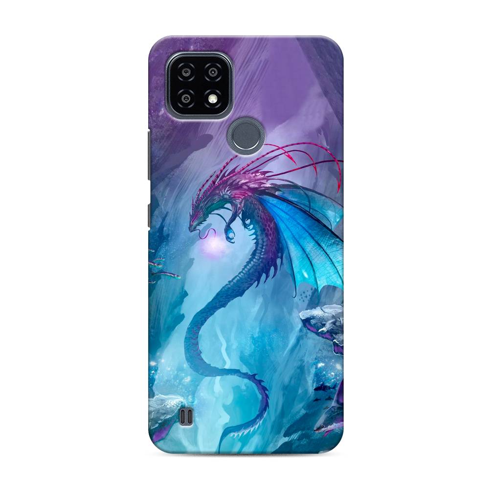 

Пластиковый чехол "Водный дракон" на Realme C21Y, 256820-1