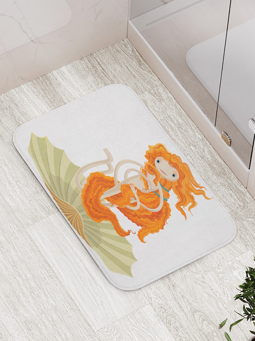 

bath_87179 Коврик противоскользящий для ванной, сауны, бассейна, 77х52 см