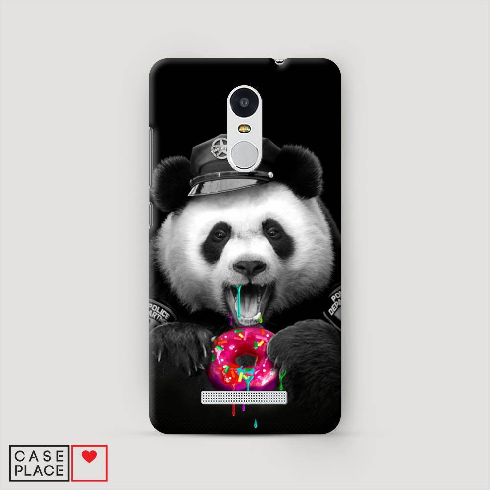 

Пластиковый чехол "Панда police" на Xiaomi Redmi Note 3