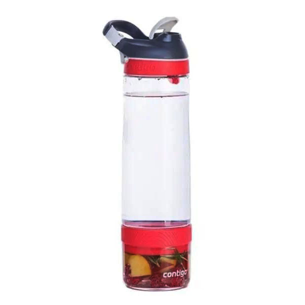 Бутылка Contigo Cortland Infuser 0.72л прозрачный/красный пластик 2095014