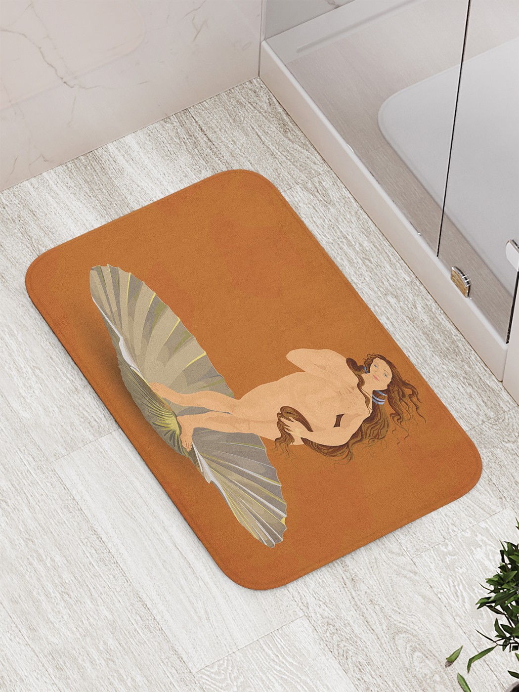 

bath_87173 Коврик противоскользящий для ванной, сауны, бассейна, 77х52 см