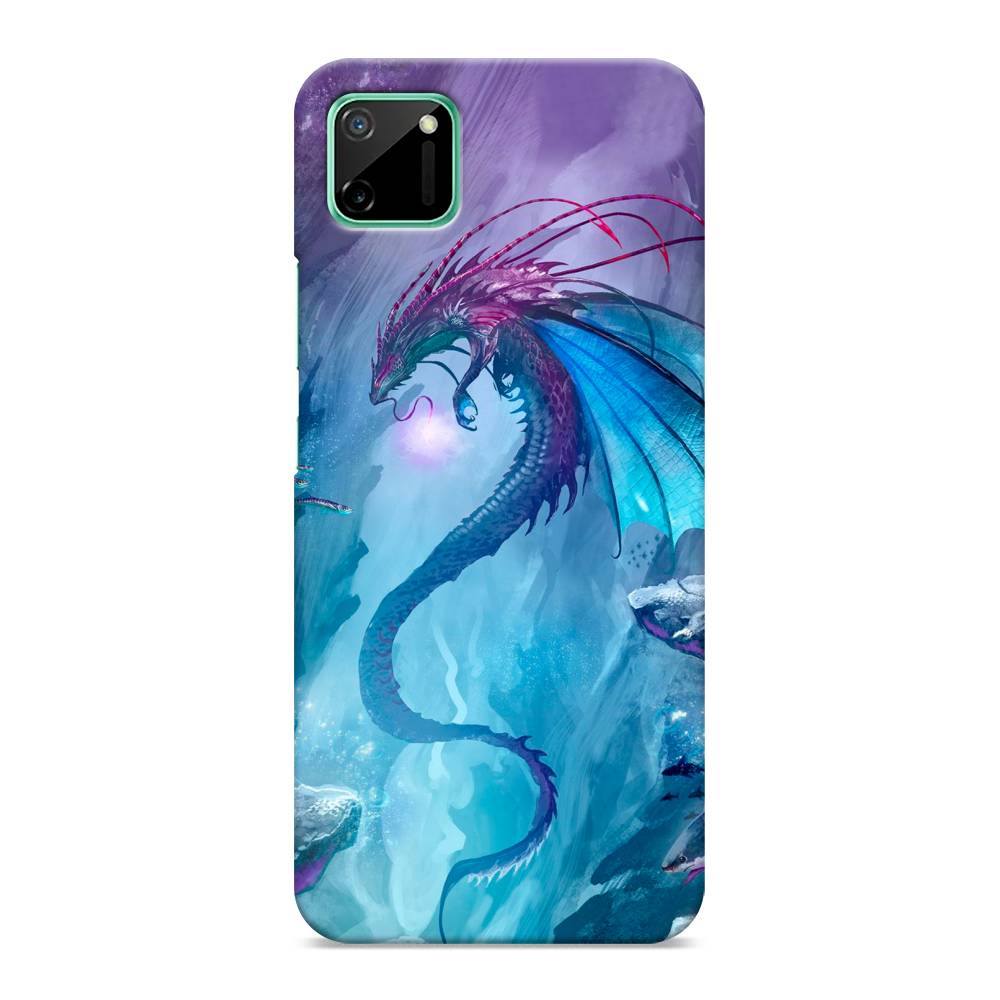 

Пластиковый чехол "Водный дракон" на Realme C11, 253820-1