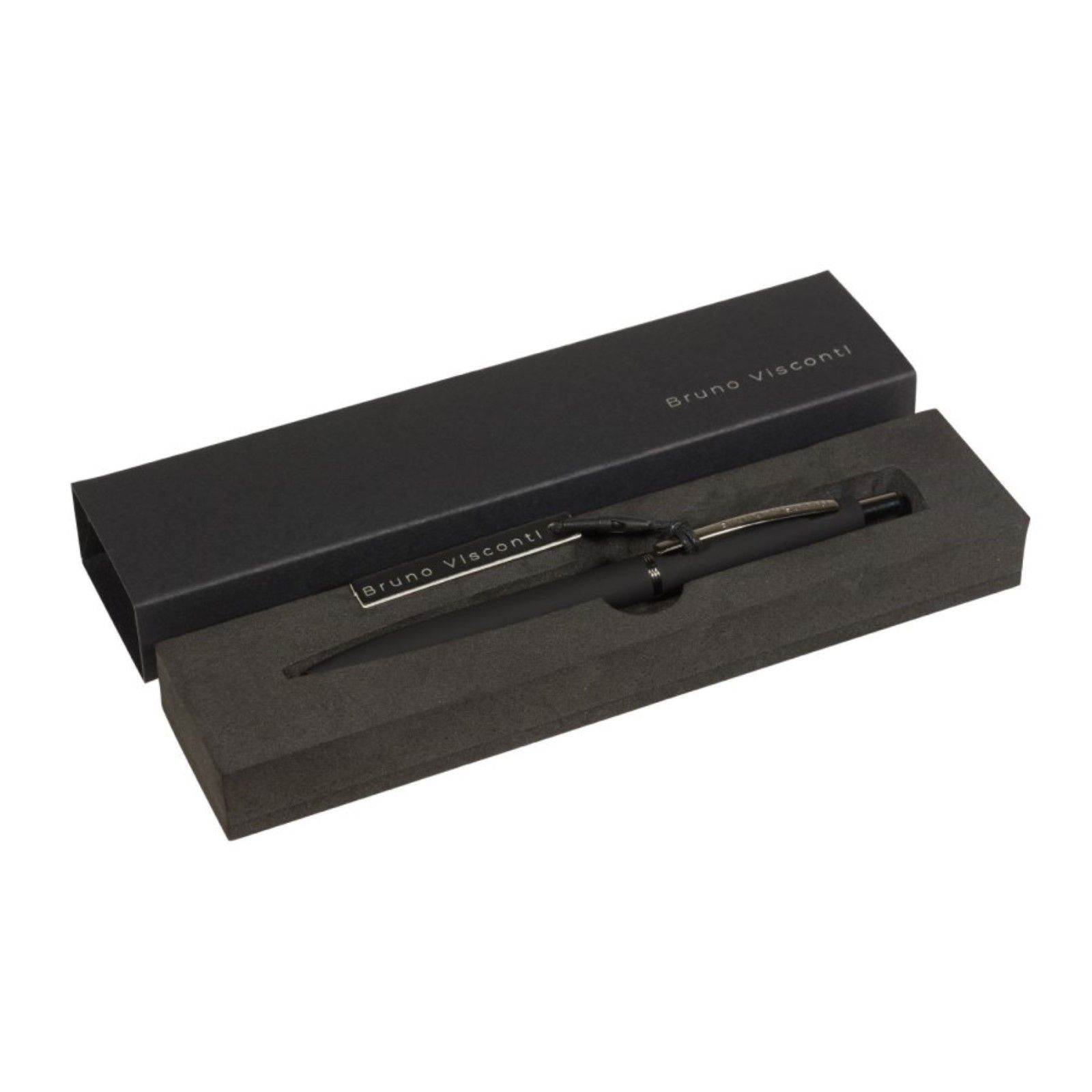 

Ручка шариковая BrunoVisconti SAN REMO, стержень синий, корпус Soft Touch чёрный