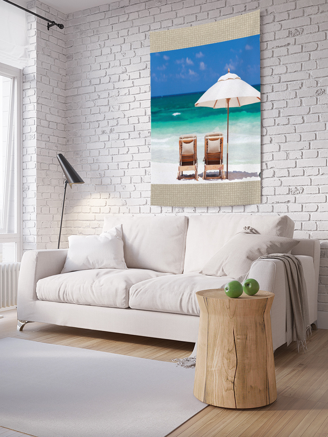 

Вертикальное фотопанно на стену JoyArty Изысканный пляж 150x200 см, Изысканный пляж