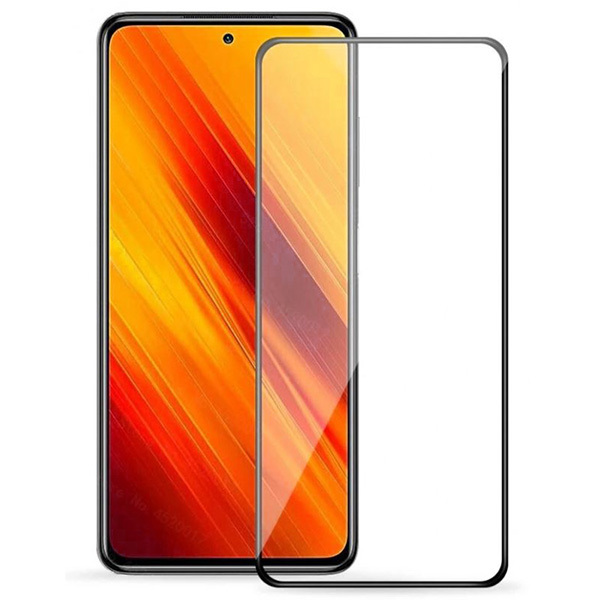

Защитное стекло для Xiaomi Poco X3 5D Черное