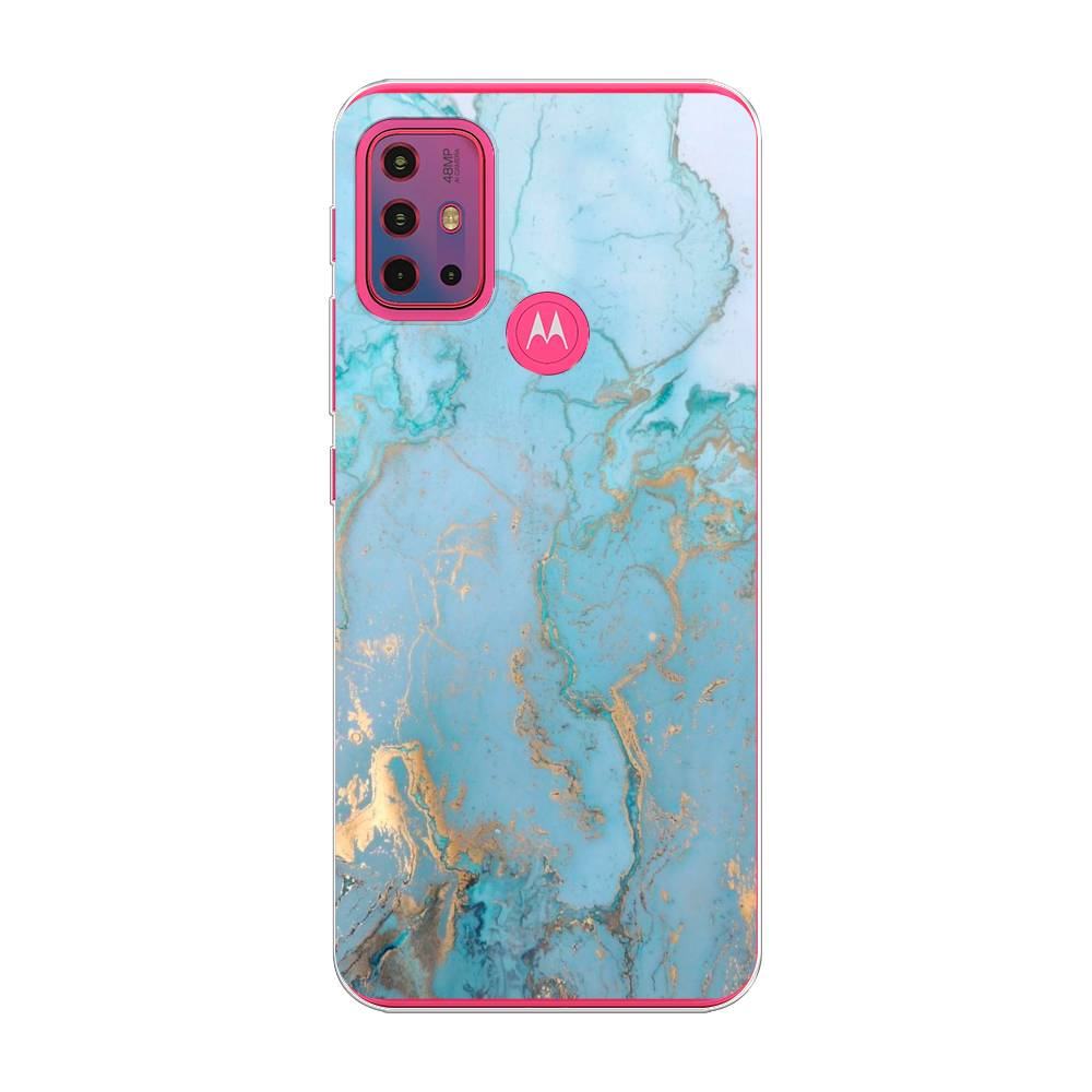 

Чехол Awog на Lenovo K13 Note/Motorola Moto G10/G20/G30 "Голубой мрамор рисунок", Разноцветный, 242250-3