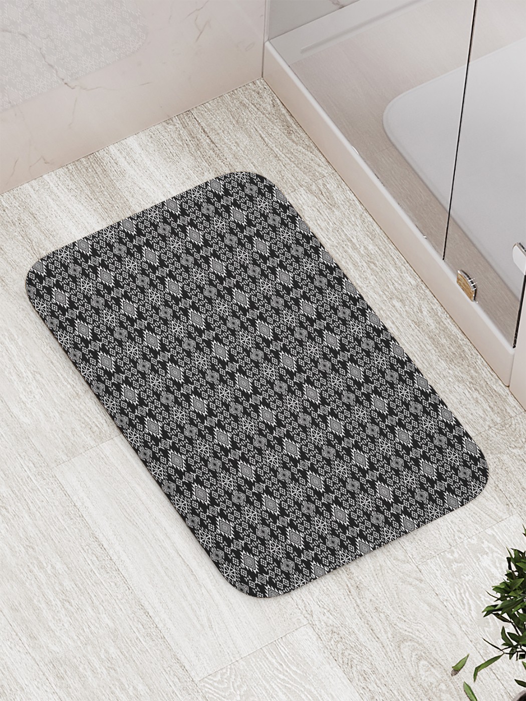 

bath_87033 Коврик противоскользящий для ванной, сауны, бассейна, 77х52 см