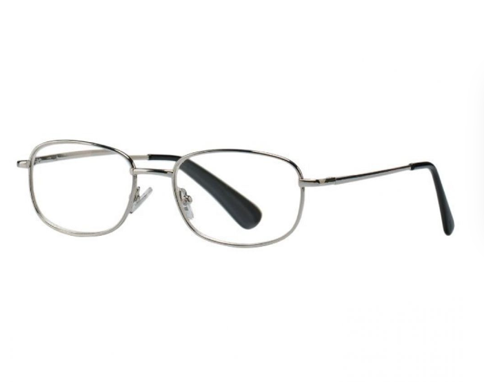 Кемнер оптикс очки корригирующие + 3,00 темно-серые металл полукруглые