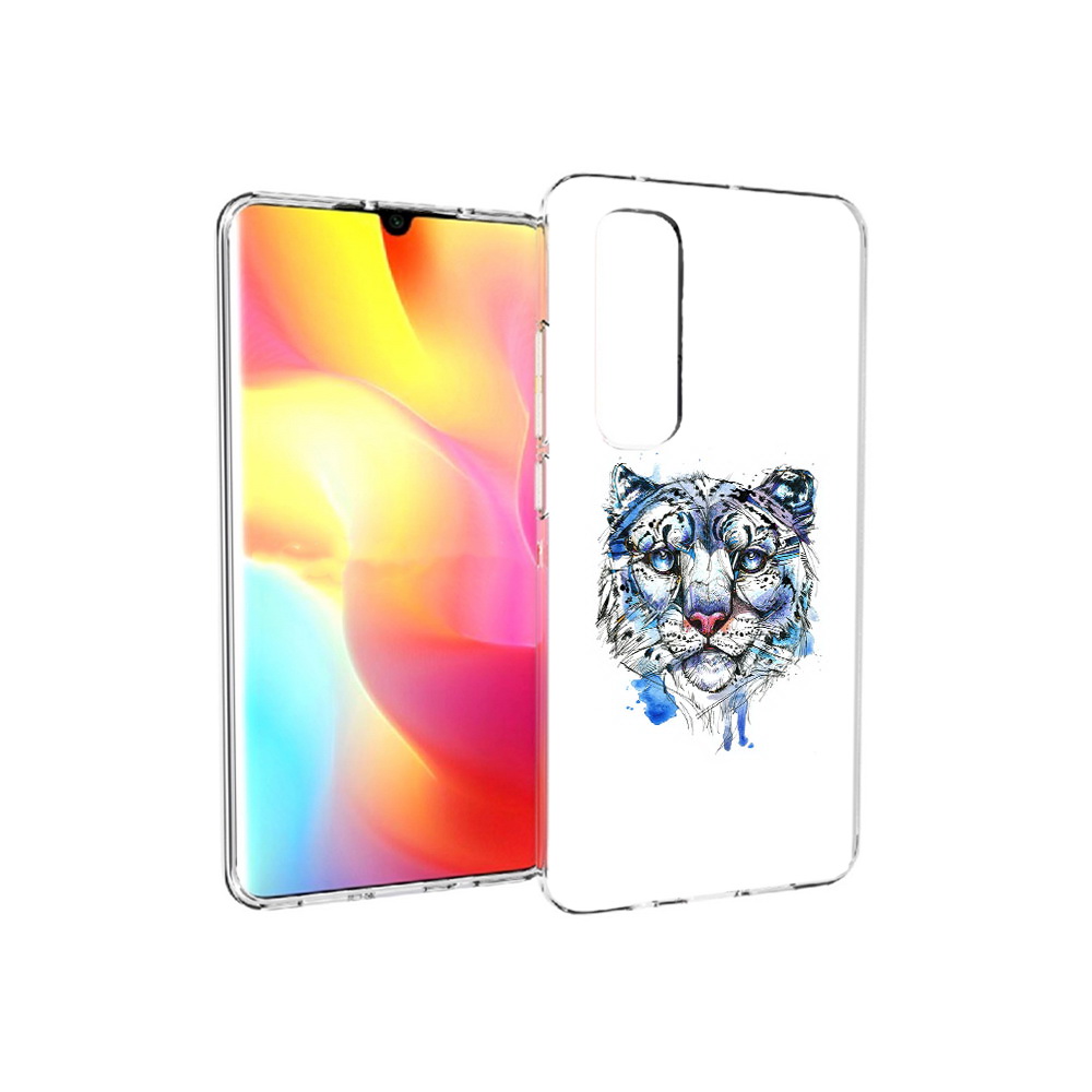 

Чехол MyPads Tocco для Xiaomi Mi Note 10 Lite водяной тигр (PT149714.254.263), Прозрачный, Tocco