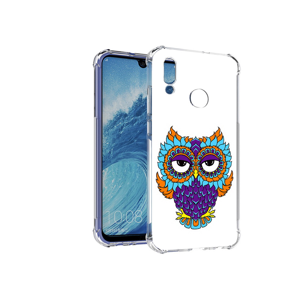 

Чехол MyPads Tocco для Huawei P Smart (2019) Цветная сова, Прозрачный, Tocco