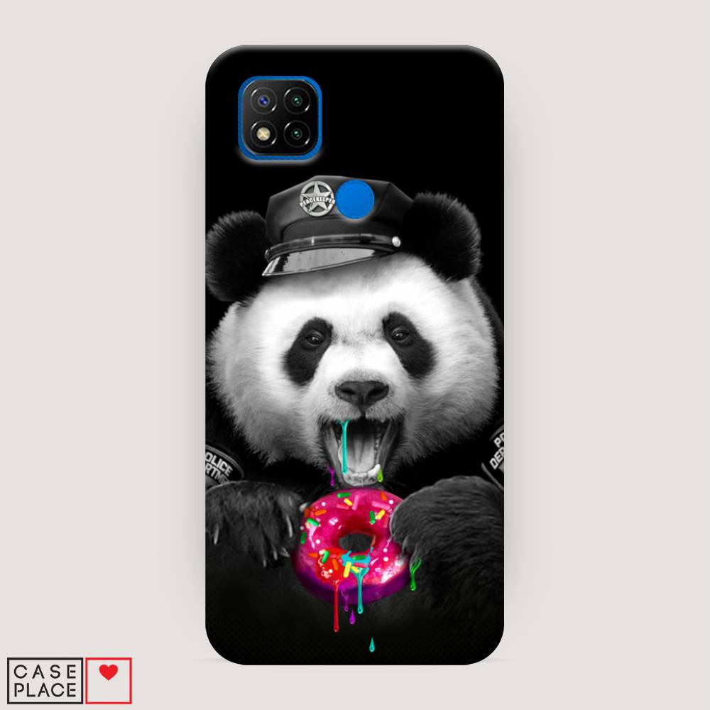 

Пластиковый чехол "Панда police" на Xiaomi Redmi 9C, 39020-1