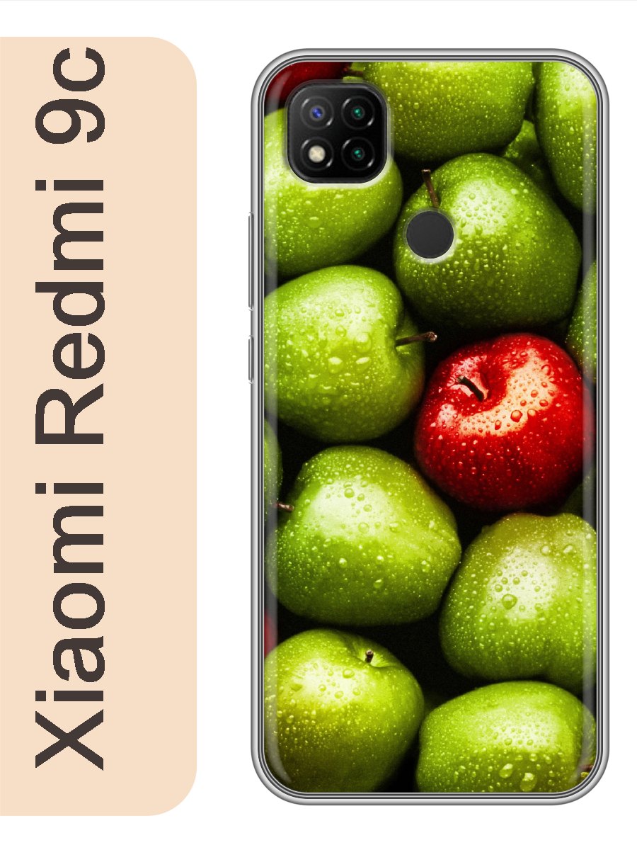 

Чехол на Xiaomi Redmi 9c яблоки 071, red9csumr