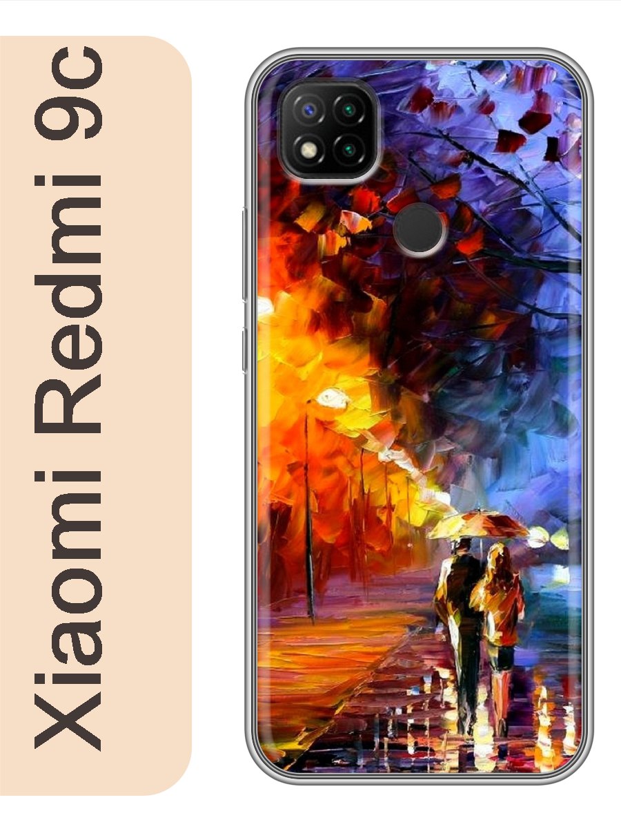 

Чехол на Xiaomi Redmi 9c картина улица парочка 064, Прозрачный, red9ckart