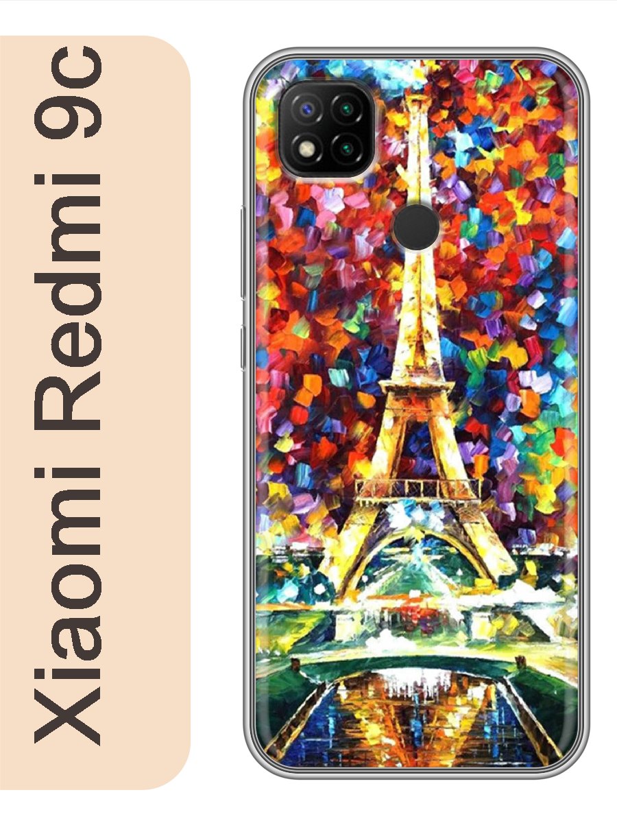 

Чехол на Xiaomi Redmi 9c картина эйфелева башня 062, Прозрачный, red9ckart