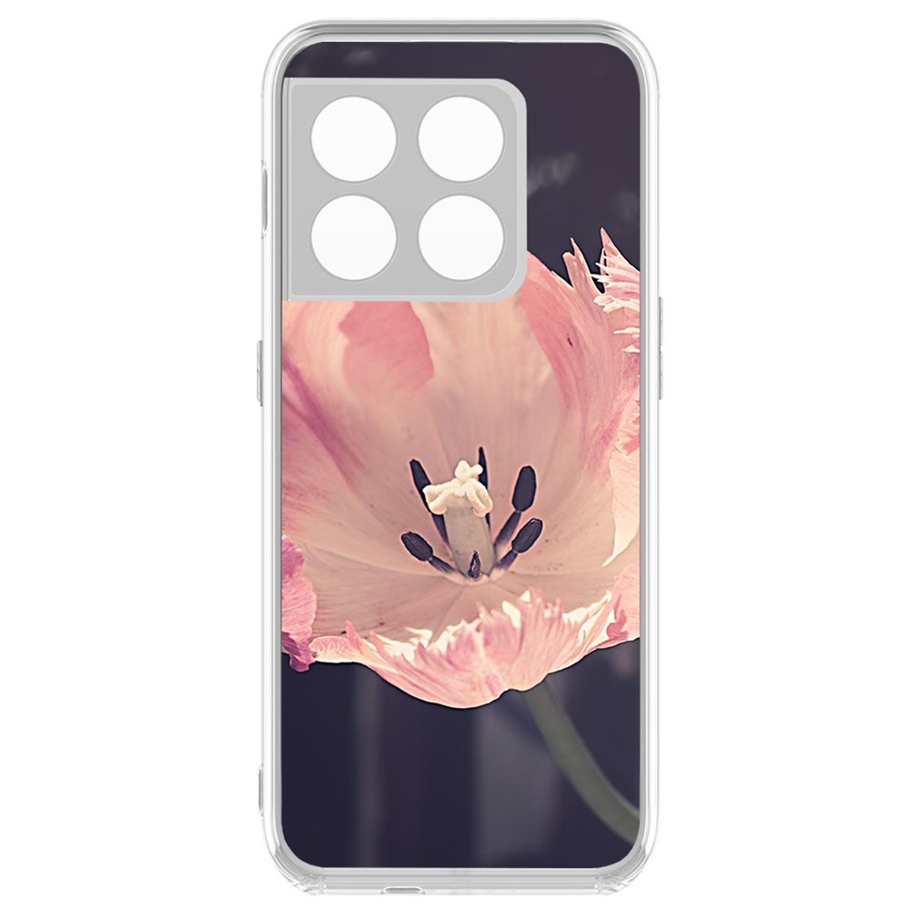 

Чехол-накладка Krutoff Clear Case Тюльпан для OnePlus 10 Pro
