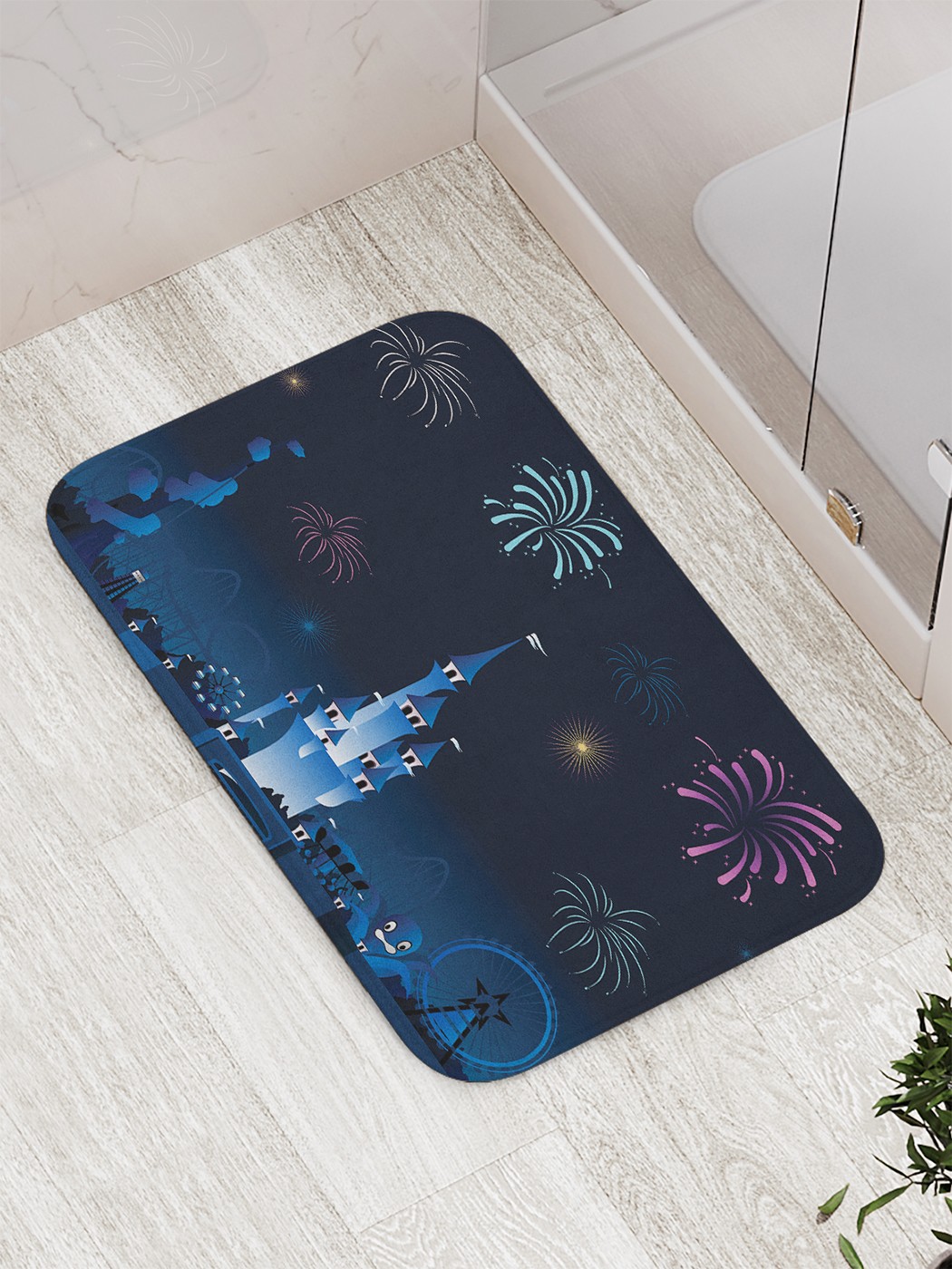 

bath_86929 Коврик противоскользящий для ванной, сауны, бассейна, 77х52 см