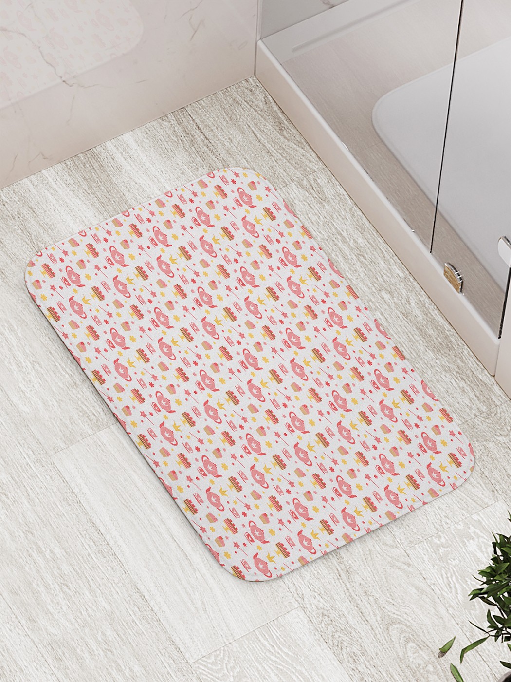 

bath_86921 Коврик противоскользящий для ванной, сауны, бассейна, 77х52 см