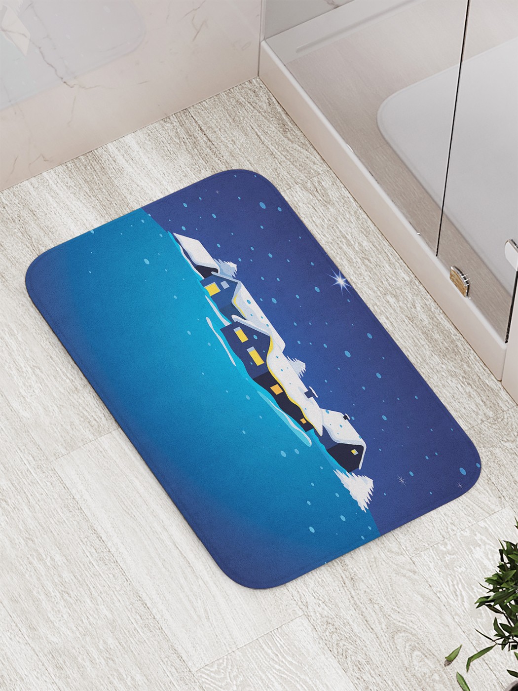 

bath_86916 Коврик противоскользящий для ванной, сауны, бассейна, 77х52 см