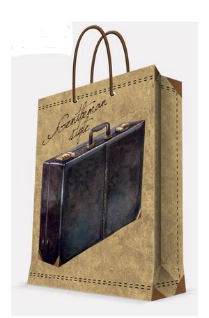 

Пакет бумажный "Дипломат", 33x45,7x10,2 см, Пакеты / Большие (высота более 35 см) / Мужские