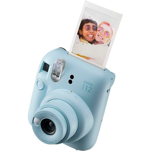 

Фотоаппарат моментальной печати Fujifilm INSTAX Mini 12 + картридж на 10 снимков, синий, INSTAX Mini 12