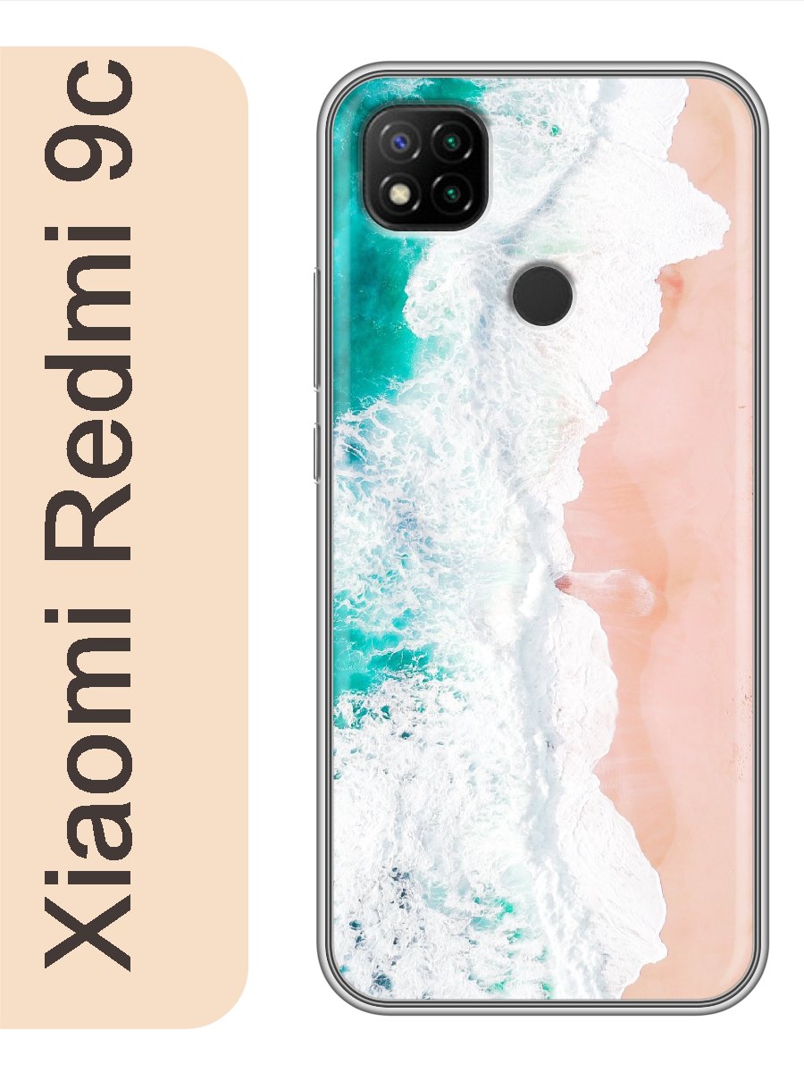 

Чехол на Xiaomi Redmi 9c Морская волна Море пляж 039, Прозрачный, red9csumr