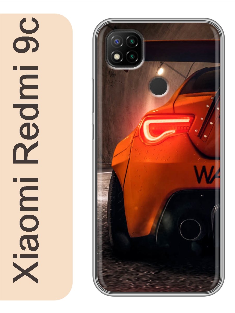 

Чехол на Xiaomi Redmi 9c Авто тойота 037, Прозрачный, red9cavto