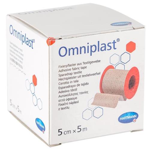 

Омнипласт пластырь 5смх5м текстильный телесный арт 900532, Бежевый