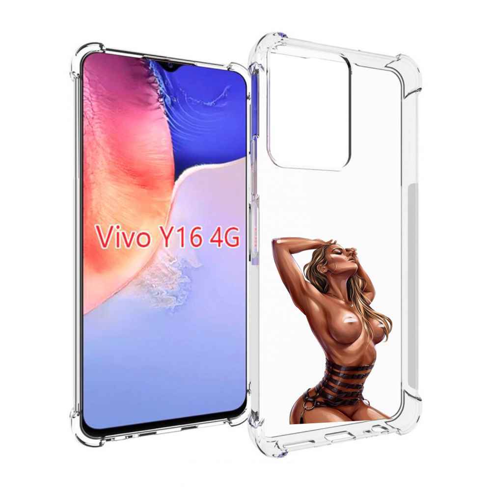 

Чехол MyPads Портупея денский для Vivo Y16 4G/ Vivo Y02S, Прозрачный, Tocco