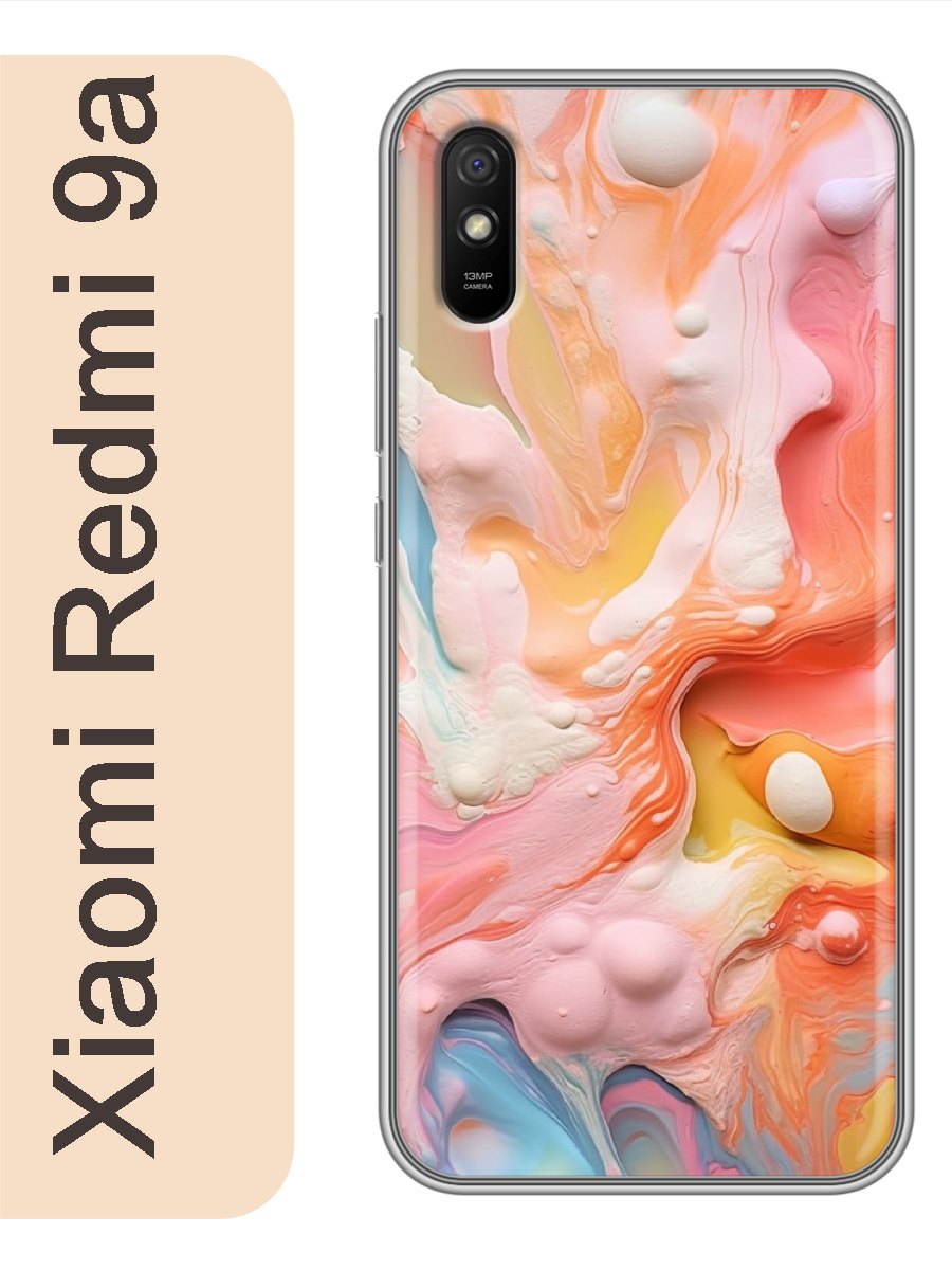 

Чехол на Xiaomi Redmi 9a краска 976, red9arzne