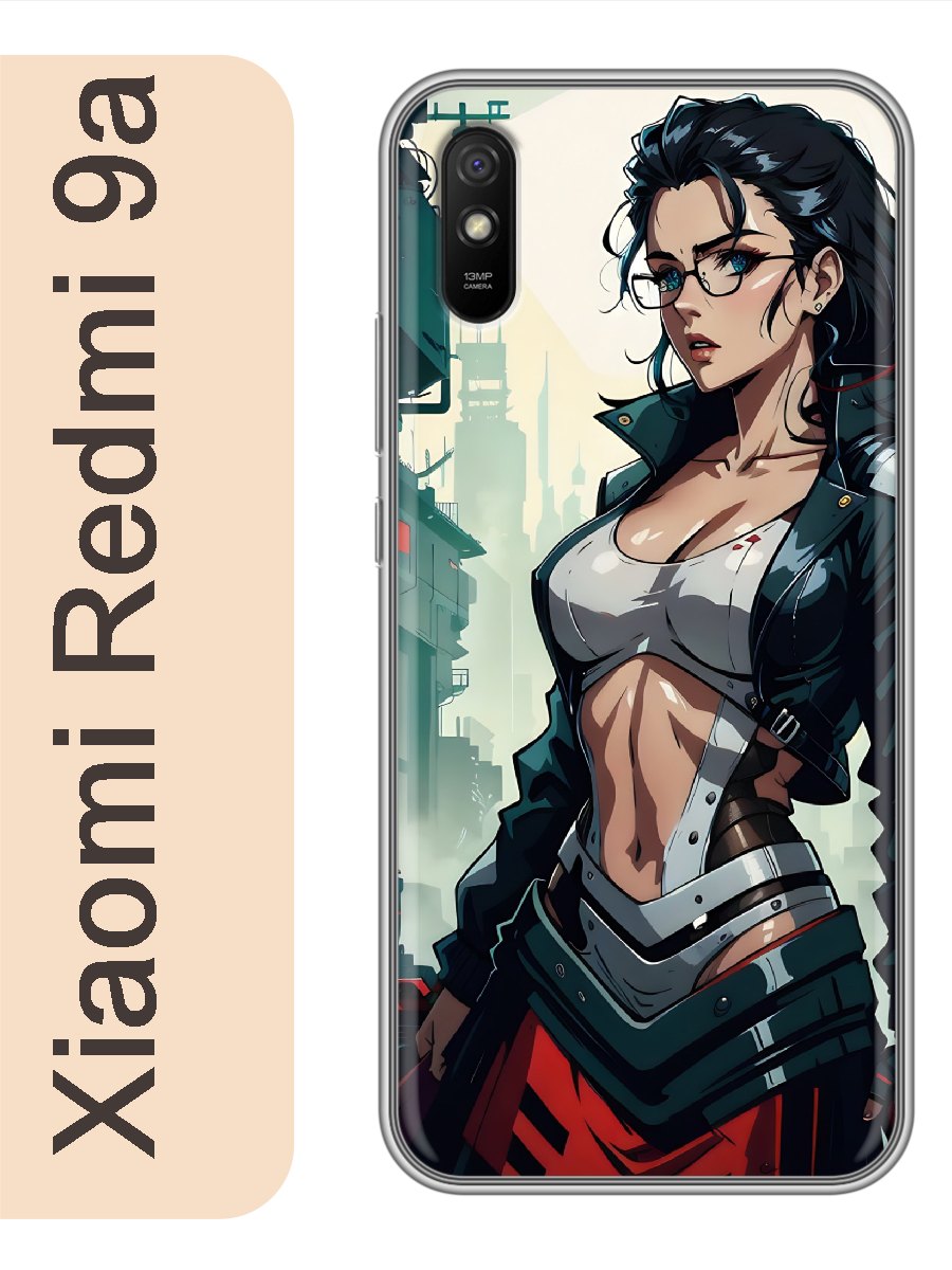 

Чехол на Xiaomi Redmi 9a девушка аниме 969, Прозрачный, red9aanim