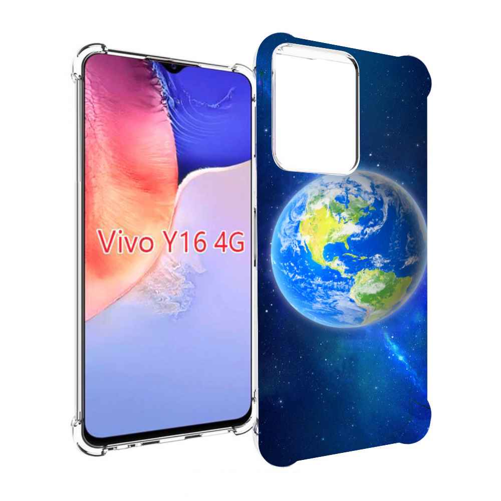 

Чехол MyPads Планета-Земля для Vivo Y16 4G/ Vivo Y02S, Прозрачный, Tocco