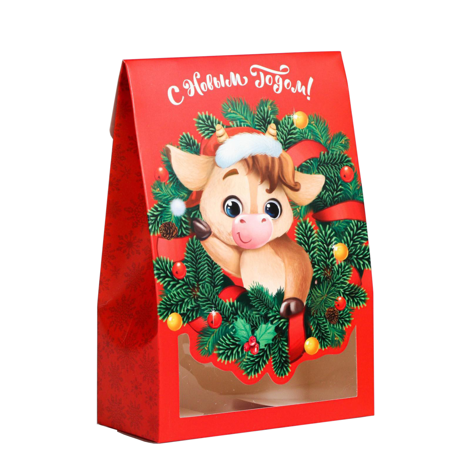 

Коробка складная С Новым годом!, 15х7х22 см, 5 шт количество товаров в комплекте: 5, Коробки