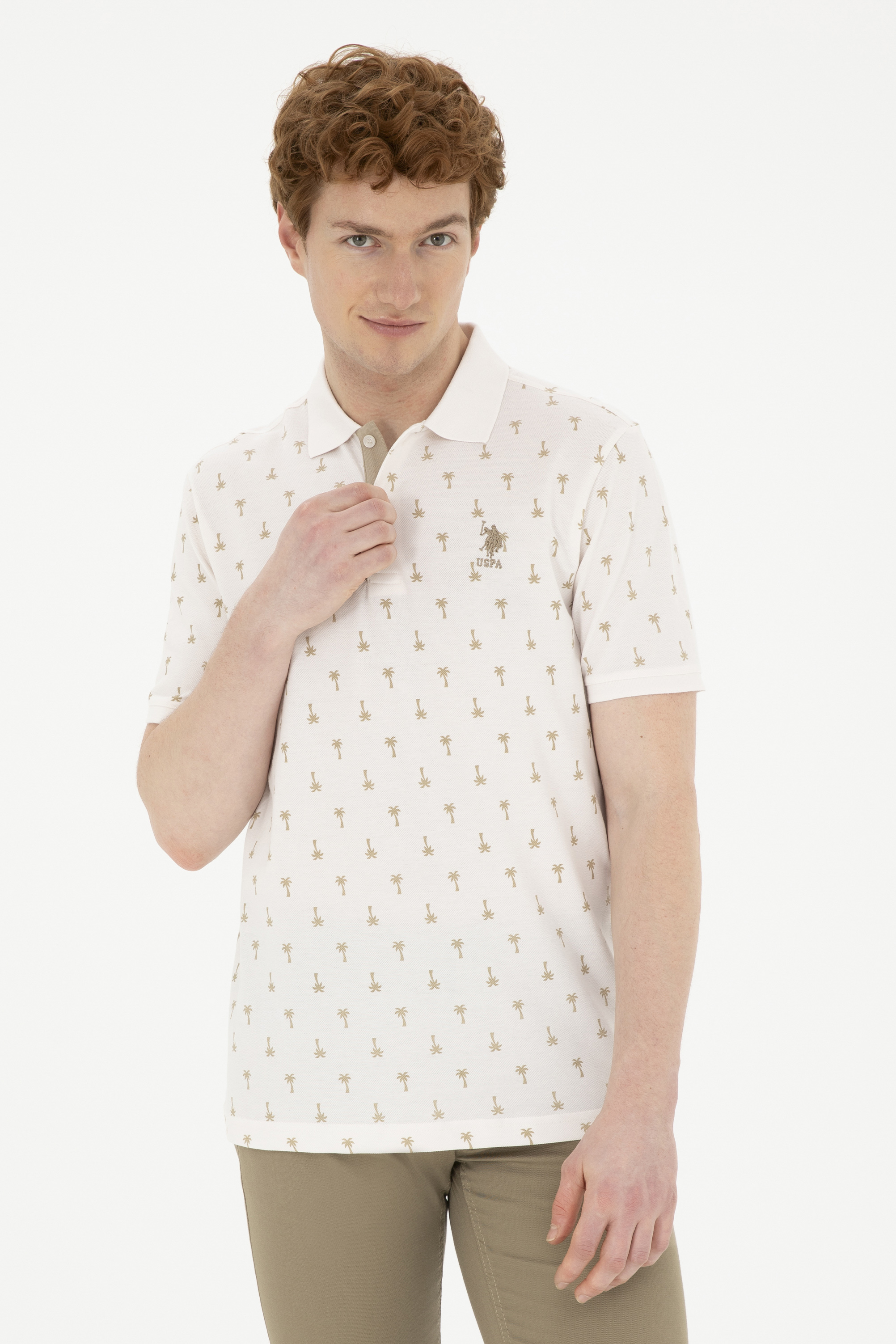 

Футболка мужская US Polo Assn G081GL0110GIRONA бежевая M, Бежевый, G081GL0110GIRONA