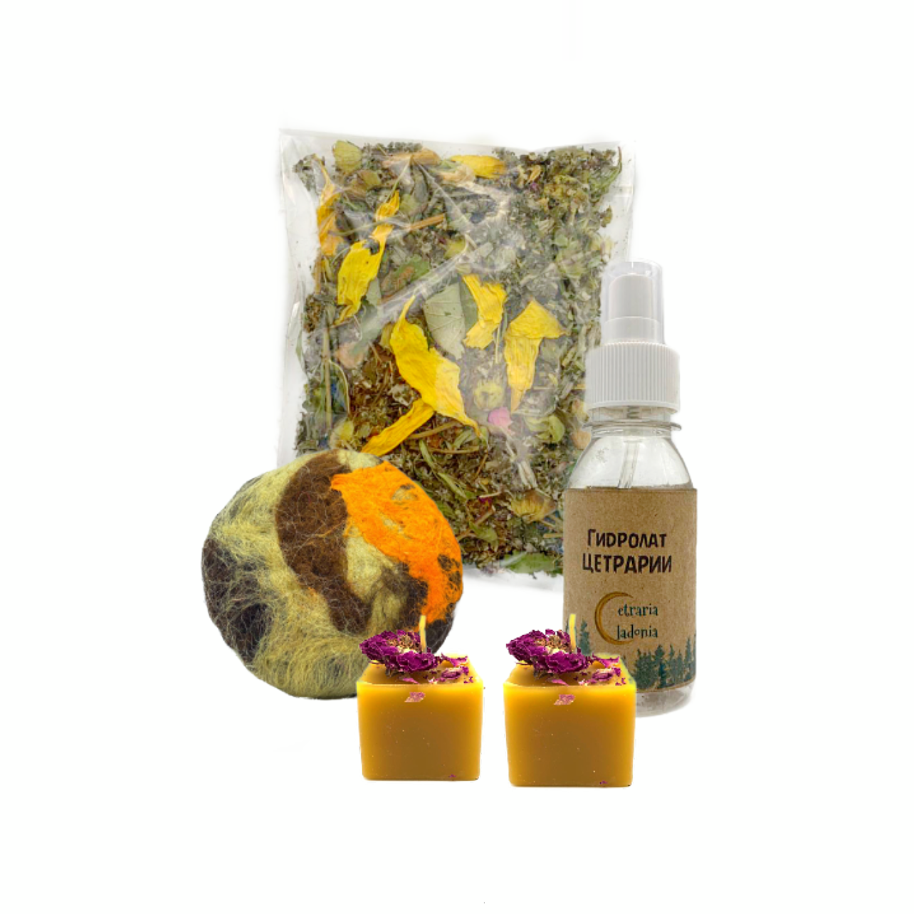 

Набор косметики Cetraria&Cladonia, из цетрарии с чаем