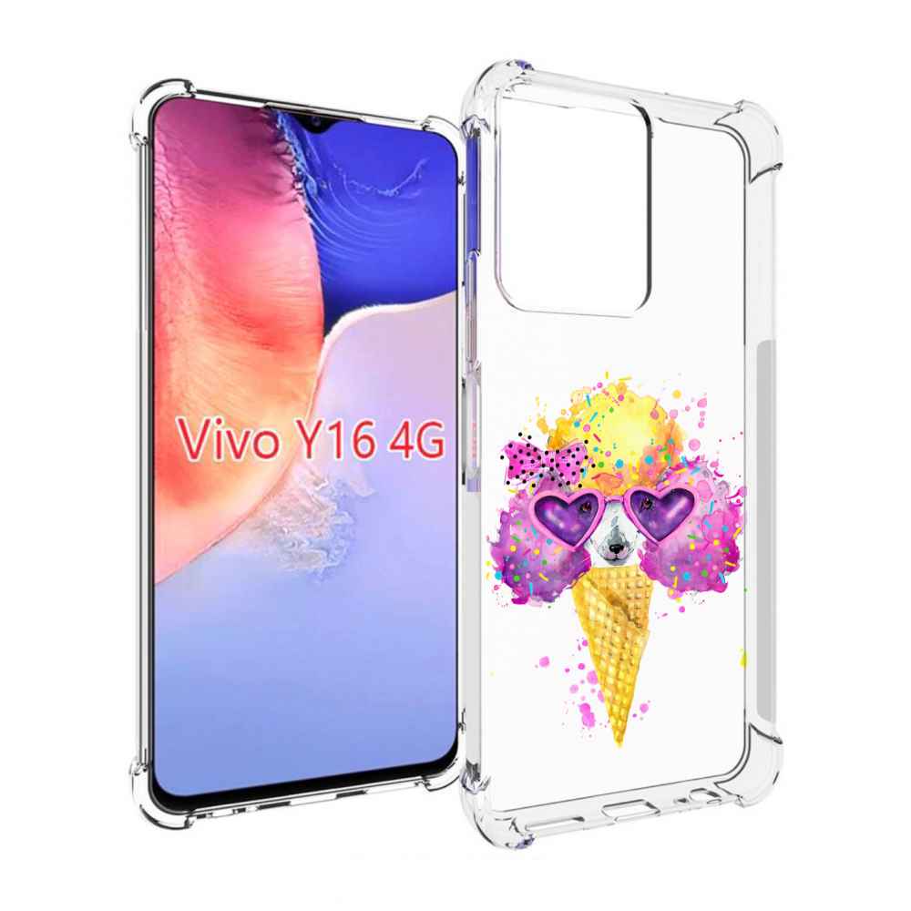 

Чехол MyPads Рожок для Vivo Y16 4G/ Vivo Y02S, Прозрачный, Tocco