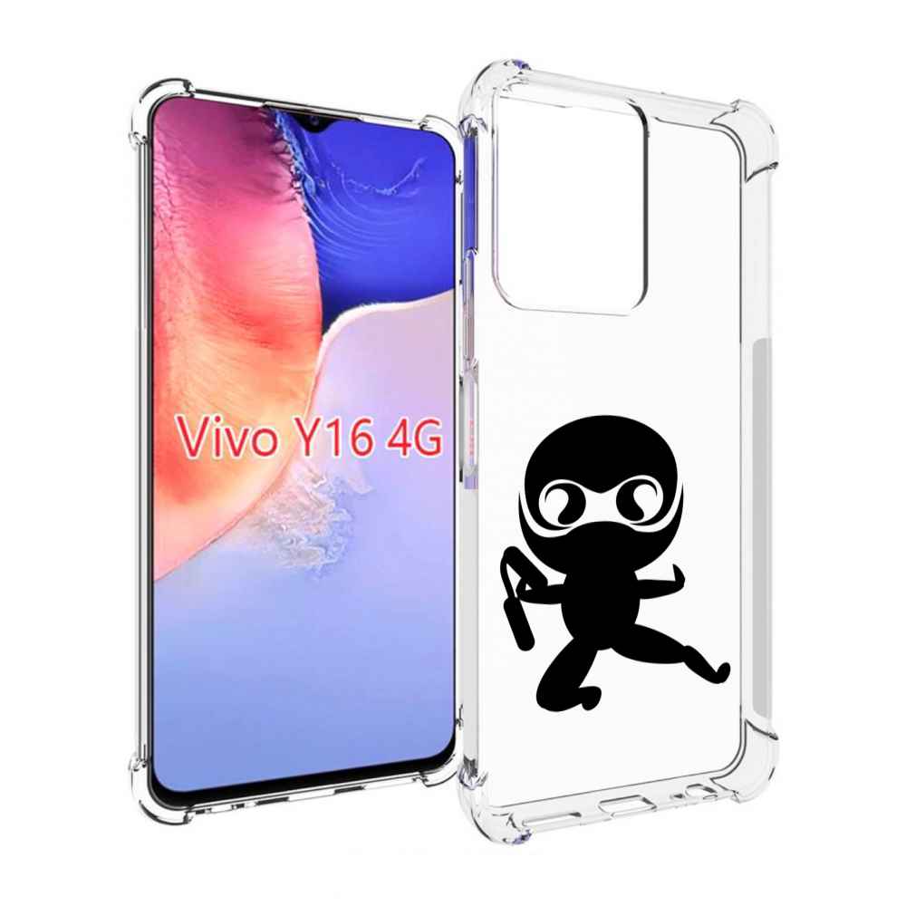 

Чехол MyPads Ниндзя для Vivo Y16 4G/ Vivo Y02S, Прозрачный, Tocco