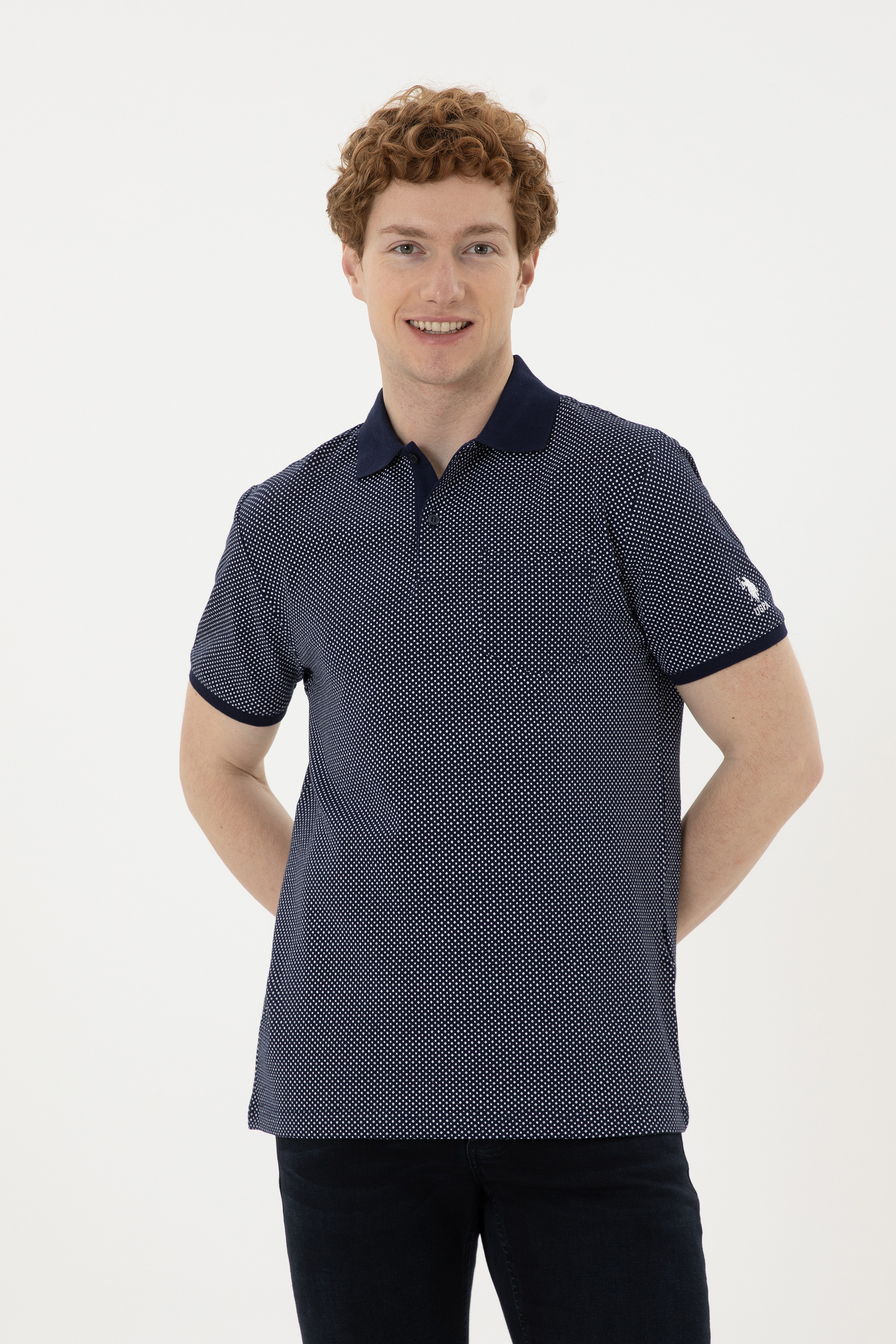 

Футболка мужская US Polo Assn G081GL0110GAFSA синяя XS, Синий, G081GL0110GAFSA