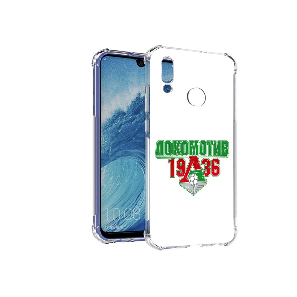 

Чехол MyPads Tocco для Huawei P Smart (2019) ФК локомотив 1936, Прозрачный, Tocco
