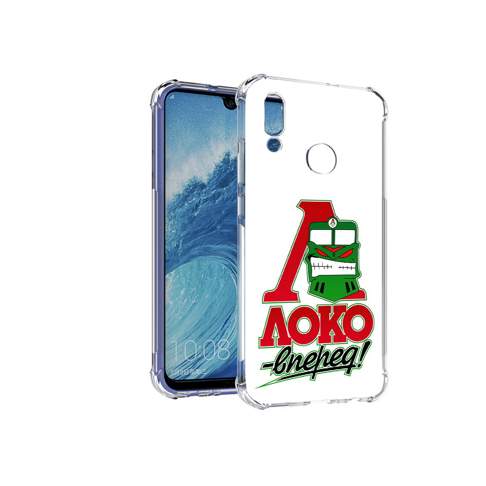 

Чехол MyPads Tocco для Huawei P Smart (2019) ФК локо вперед, Прозрачный, Tocco