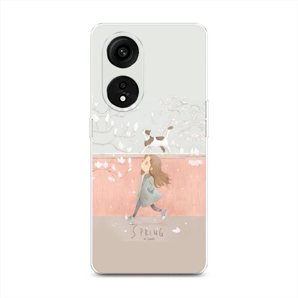 

Чехол Awog на Oppo Reno 8T 5G "Девочка-весна", 2513150-7