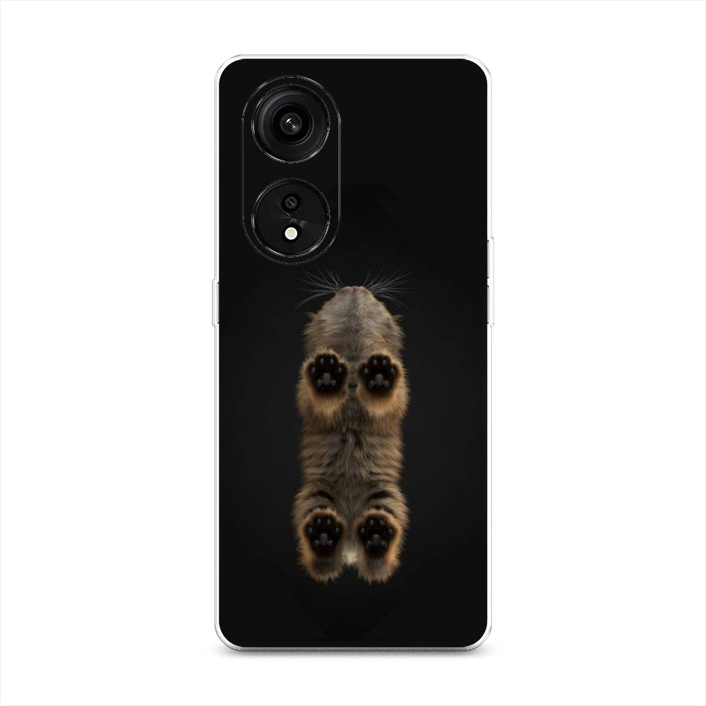 

Чехол Awog на Oppo Reno 8T 5G "Кошачьи лапки", Черный, 2513150-1
