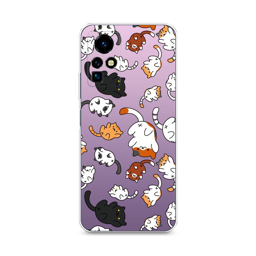

Чехол Awog на Infinix Zero X Pro "Котопад", Разноцветный, 3101150-7