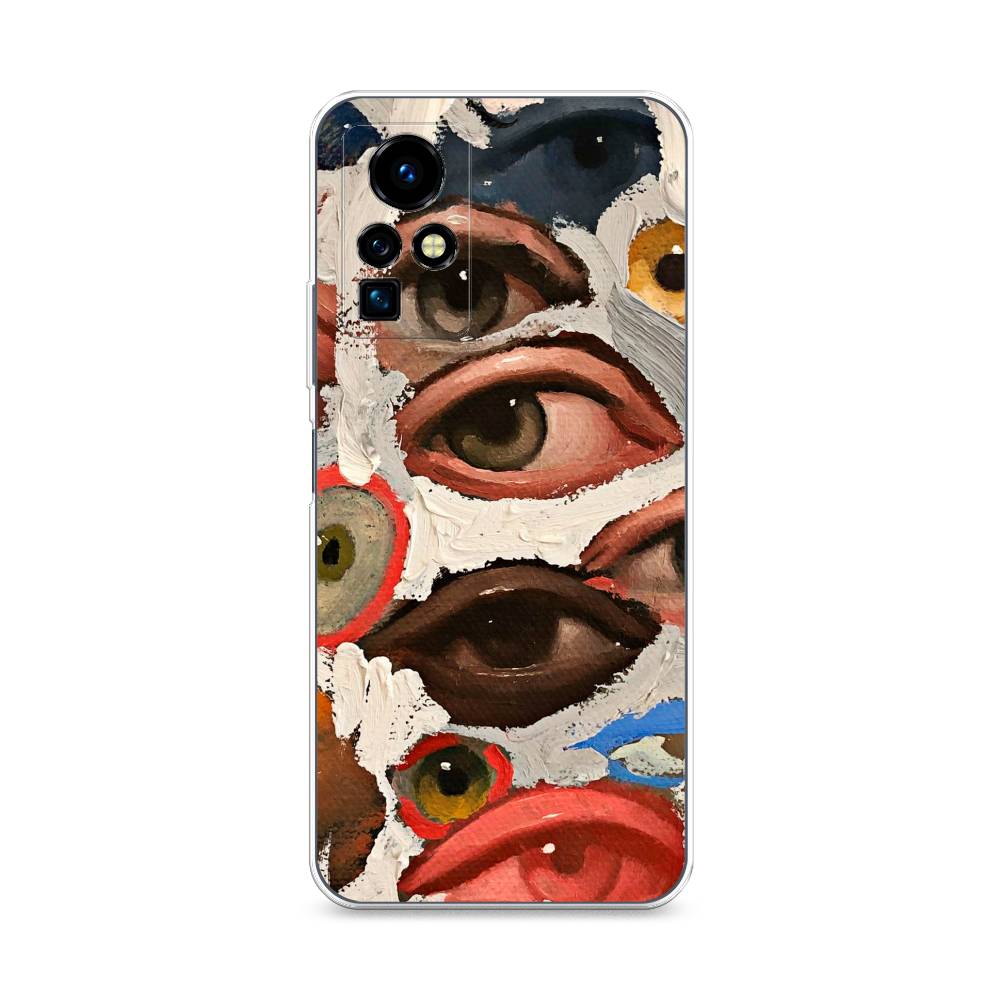 

Чехол Awog на Infinix Zero X Pro "Глаза масляная живопись", Разноцветный, 3101150-7