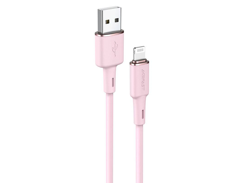 Аксессуар Acefast C2-02 USB - Lightning 1.2m Pink 6974316280705