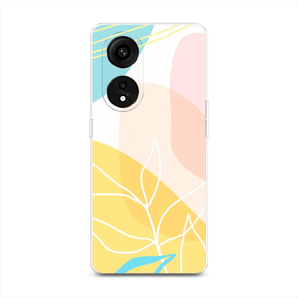 

Чехол Awog на Oppo Reno 8T 5G "Летнее настроение", Желтый;голубой;розовый, 2513150-10