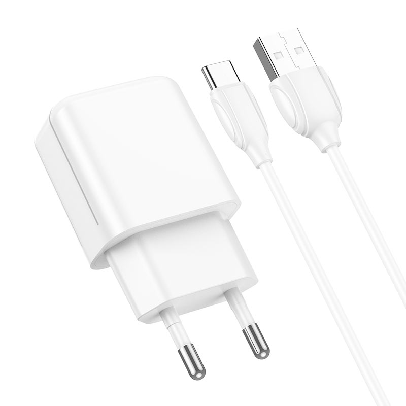 

Сетевое зарядное устройство Borofone BA64A USB Type-C 2.1A 6974443383898
