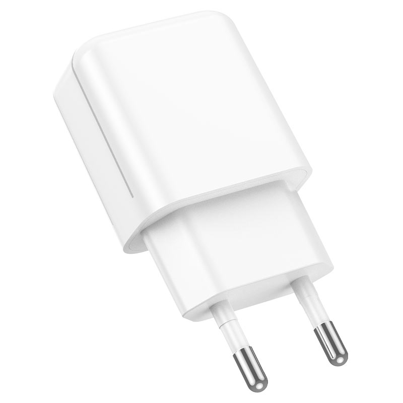 

Сетевое зарядное устройство Borofone BA64A 1xUSB, белый, BA64A