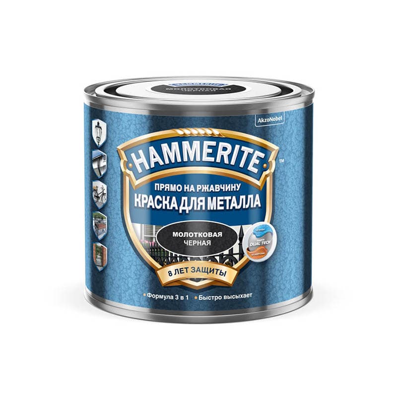 

Hammerite молотковая (0,5 л черная )
