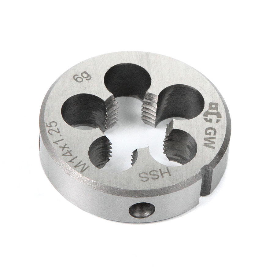 

Плашка Mf 14x1,25, HSS, DIN 223, 6g, 38x10 мм GARWIN INDUSTRIAL GM-DF14125, GM-DF14125